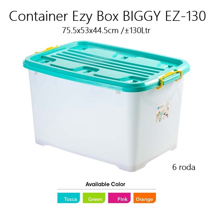 Kirim Instant/Sicepat Gokil/Shopee Express Container Ezy Box BIGGY EZ-130 130Liter