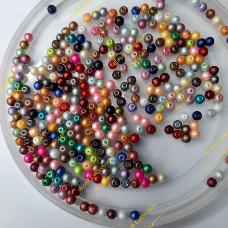 Mutiara Berat Doft 4mm Mix warna