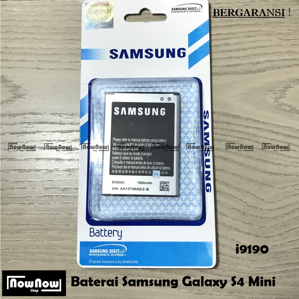 Baterai Samsung Galaxy S4 Mini I9190 Original Batre Battery SEIN