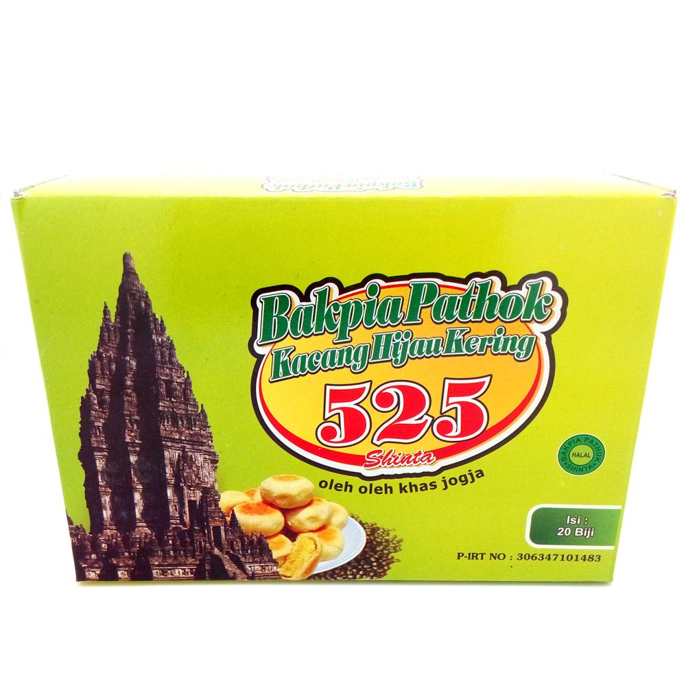 Bakpia Pathok 525 Asli Jogja - Kering - Kacang Hijau - 20 biji