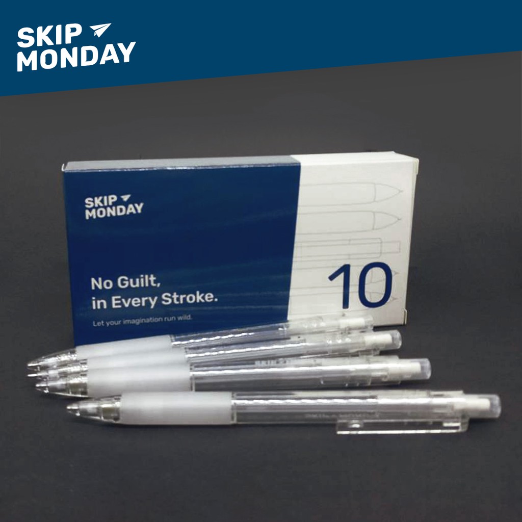 Skip Monday Mechanical Pencil Transparent 0 5 mm Pensil Skip Monday Mechanical Pencil Transparent 0 5 mm Pensil