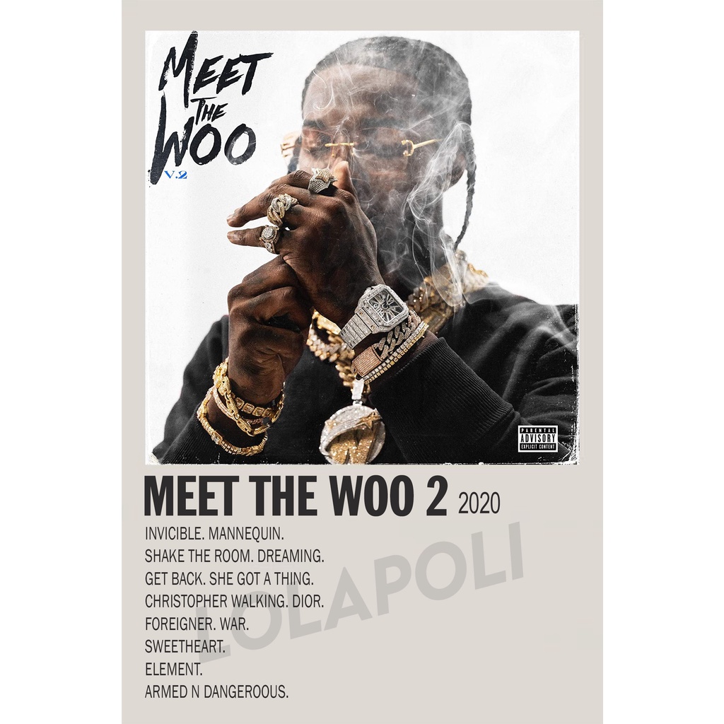 Poster Cover Album Meet The Woo 2 - Pop Smoke