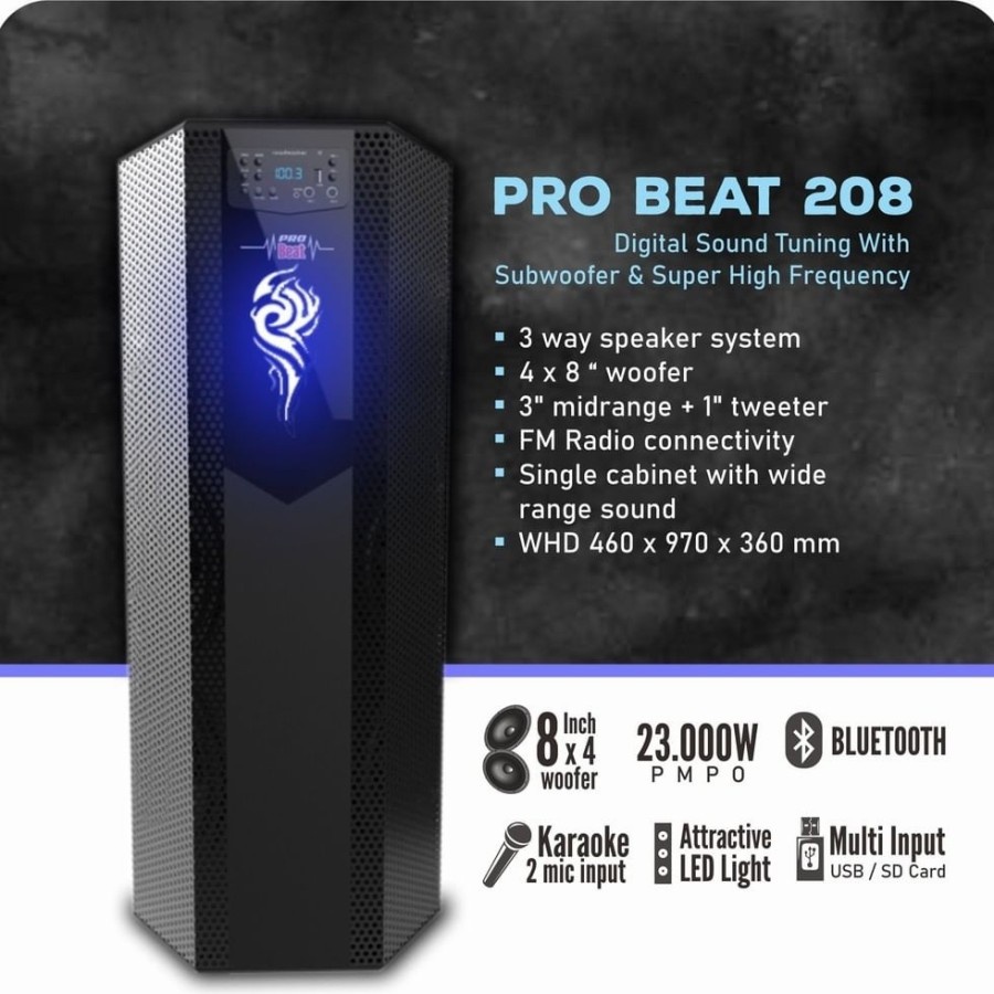 SPEAKER ROADMASTER PRO BEAT 208