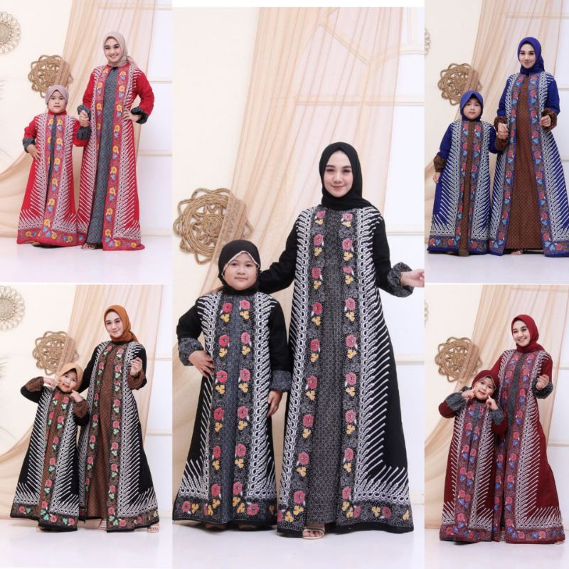 NEW COUPLE KELUARGA GAMIS CARDY MODANG KEMBANG