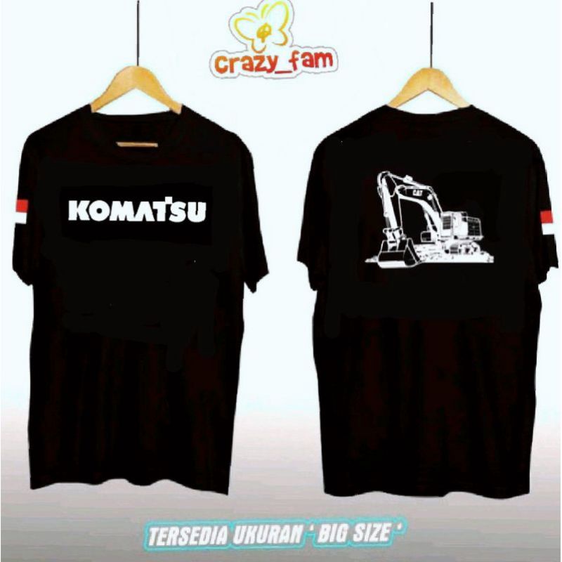 KAOS BAJU ALAT BERAT KOMATSU EXSAVATOR