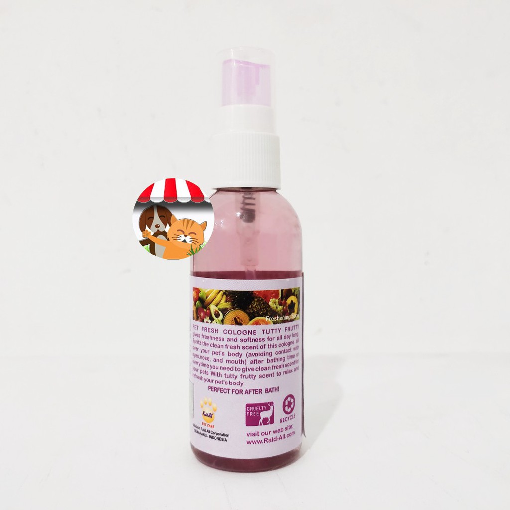 Parfum Kucing Anjing - Pet Fresh Cologne - Tutty Frutty