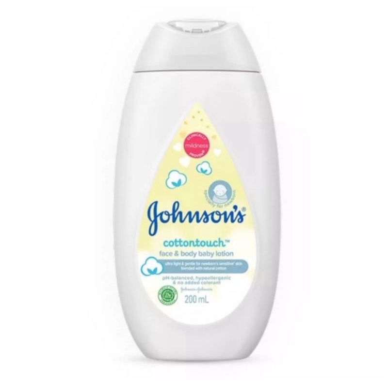 Johnson's cottontouch face &amp; body lotion 200ml