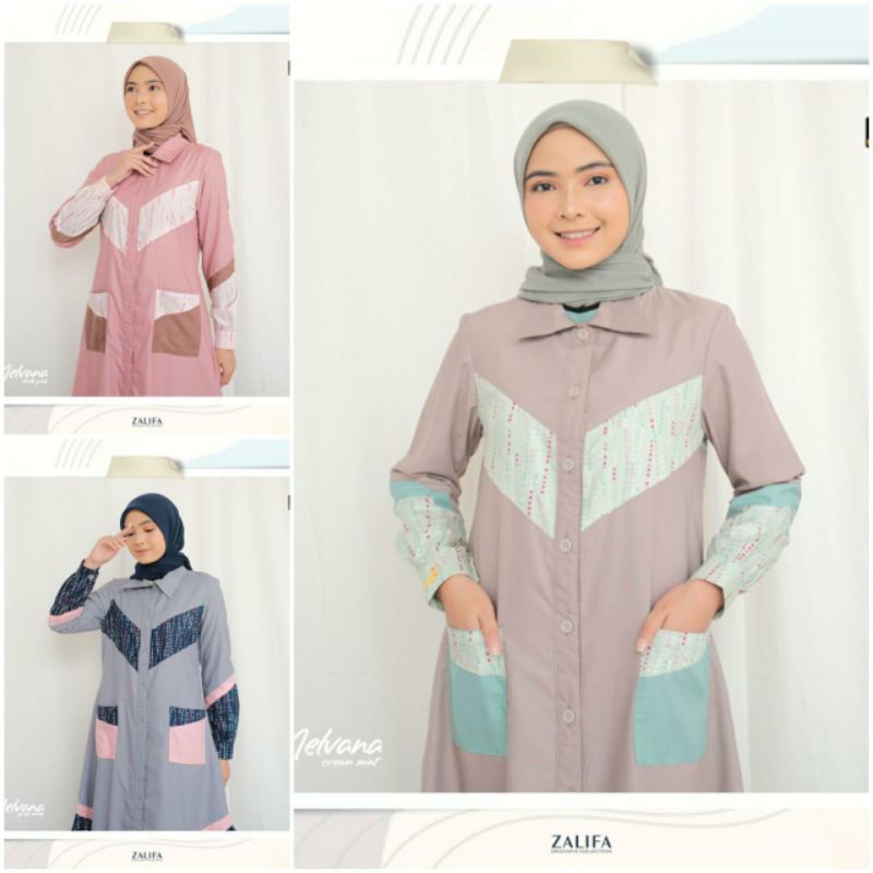 MELVANA DRESS by Zalifaofficial / Gamis ZALIFA Original