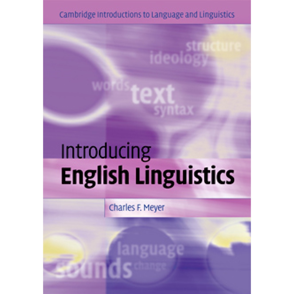 Introducing English Linguistics (Cambridge Introductions to Language and Linguistics)