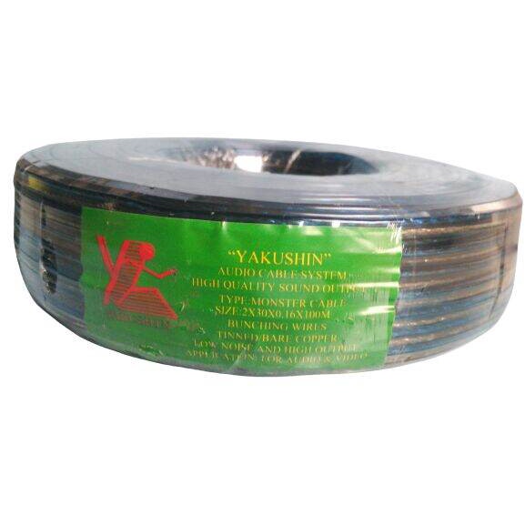 Kabel Transparan YAKUSHIN 2x30x0.16 (100mtr/Roll)