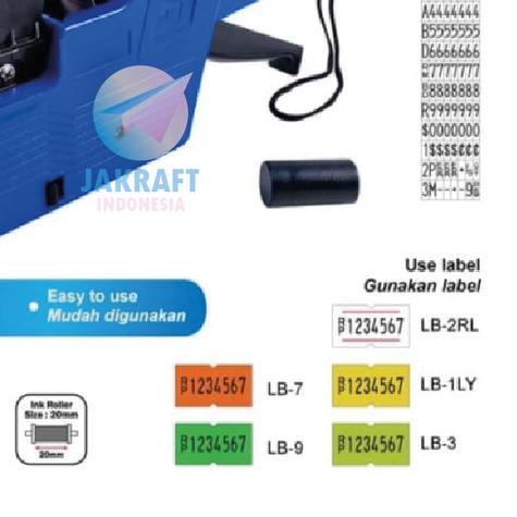 

✵ Alat Cetak Stiker Label Harga 1 Baris JOYKO MX-5500M Price Labeller - JOYKO MX-5500M ➩