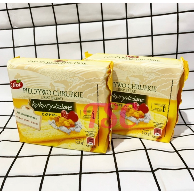 

Obst Crisp Bread Corn 125gr Obst Pieczywo Chrupkie Obst Kukurydziane