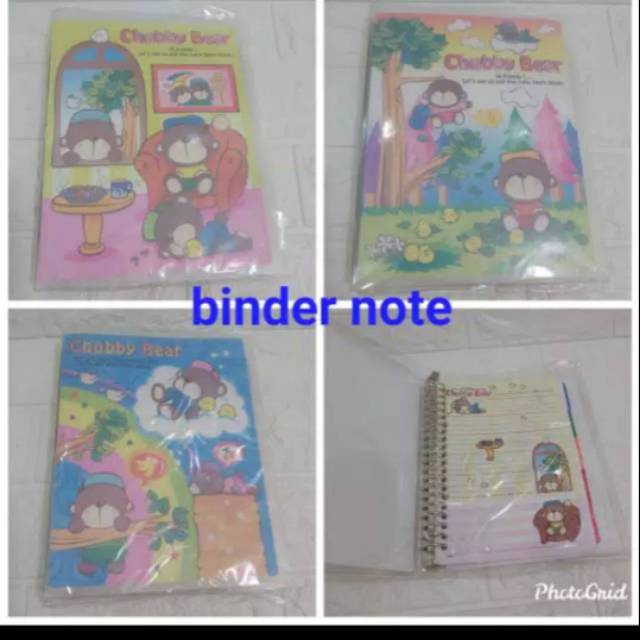 

Binder Note Karakter