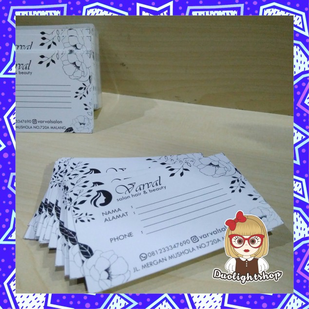 KARTU NAMA / DESAIN KARTU NAMA / KARTU NAMA 1 BOX
