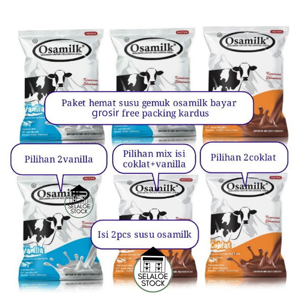 

[ISI 2] COD SUSU OSAMILK ORIGINAL TERMURAH PACKING AMAN KARDUS&COVER HITAM GARANSI 101%