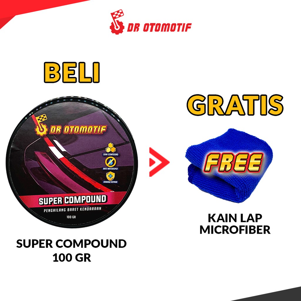Compound Motor Kompound Body Mobil Penghilang baret Bodi Kendaraan compond Pembersih Lecet Halus Kasar Scratch Remover compon kompon kompond goresan pengkilap pengkilat nano coating ceramic