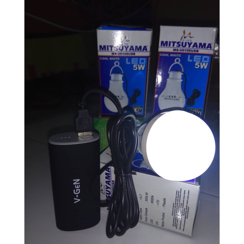 Bolam usb led 5watt/lampu usb