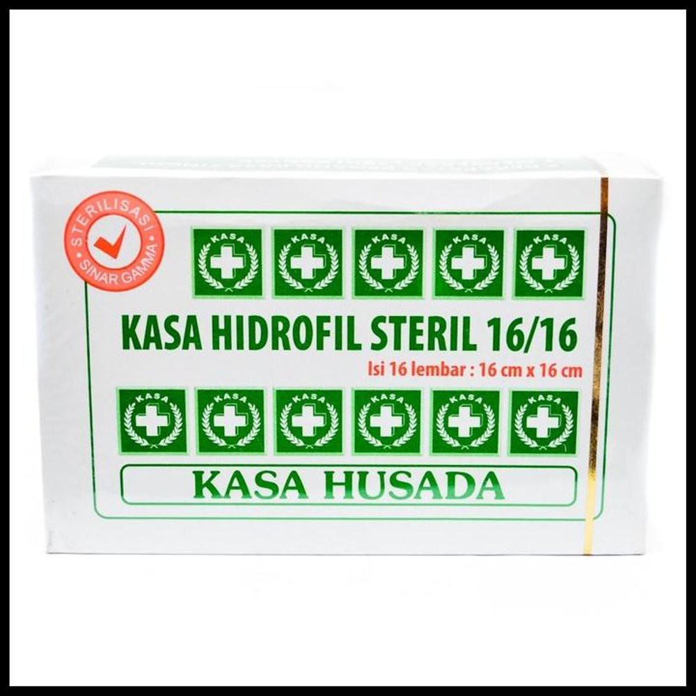 Kasa Hidrofil Steril 16/16 Pack / Kain Kasa / Kasa Husada