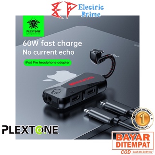 PLEXTONE GS1 II 3in1 60W Type-C to 3.5mm AUX Audio Jack Hi-Res External Sound Card Adapter Port Charging