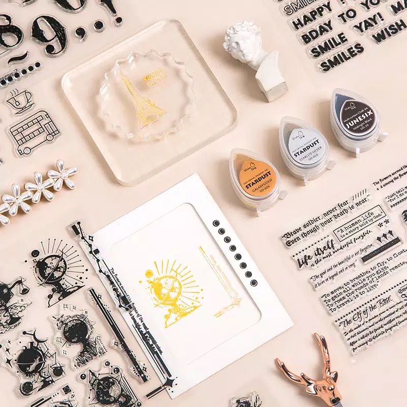 

GAEKOPEDIA || Stempel Silikon Transparan Untuk Dekorasi Scrapbook / Album Foto / Kartu Diy