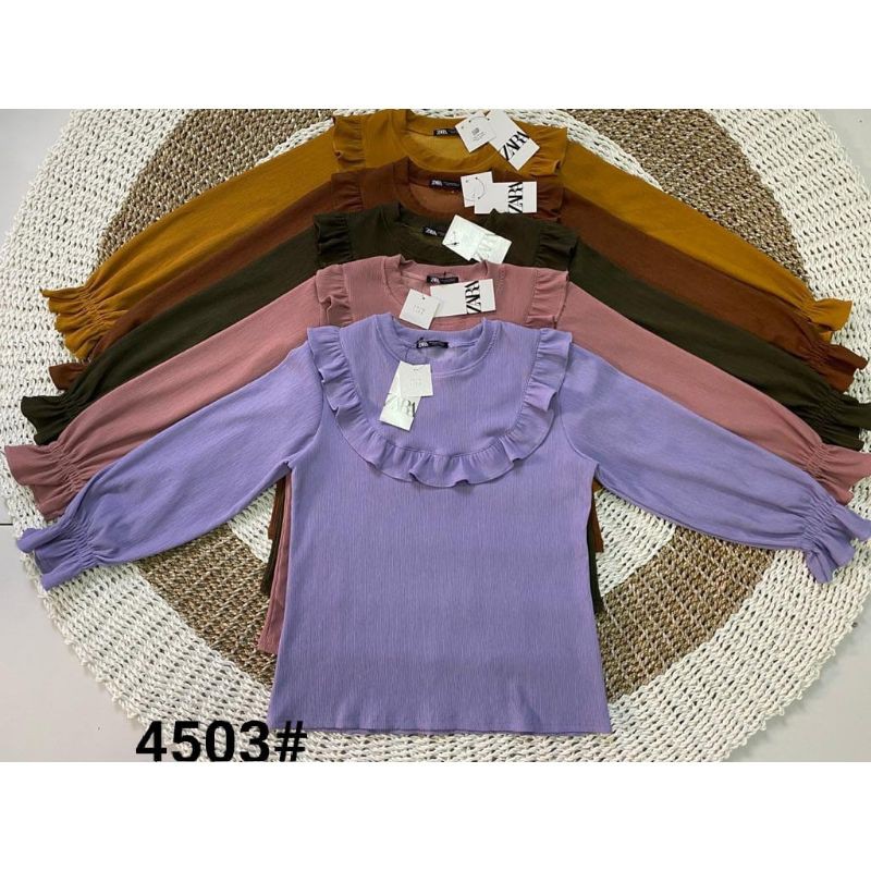 Atasan rajut premium Zara