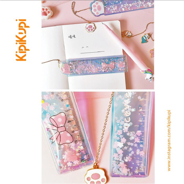 

Cuci Gudang Bling Bling Glitter Ruler/ Penggaris Glitter Elegan Hemat