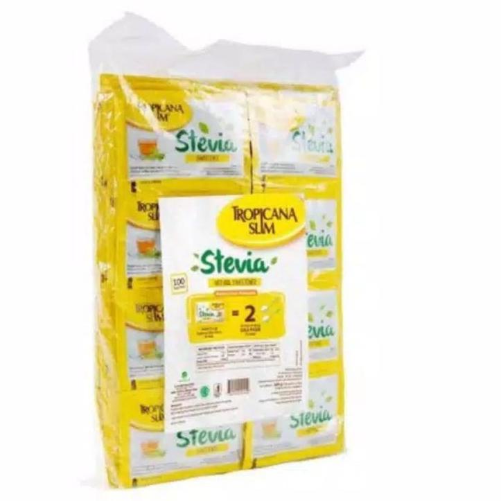 

[PRODUK 6F7BO] Tropicana Slim Stevia Isi 100 Sachet MGT