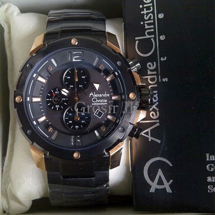 Alexandre Christie 6410 Rantai Black Gold