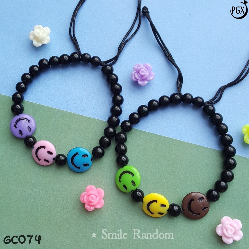 PGX Gelang Couple Tali Serut Sahabat / Bestie Mutiara Aksesoris Wanita GC033