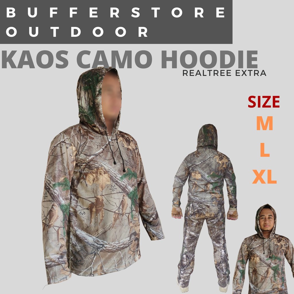 kaos camo perbakin realtree extra bahan import
