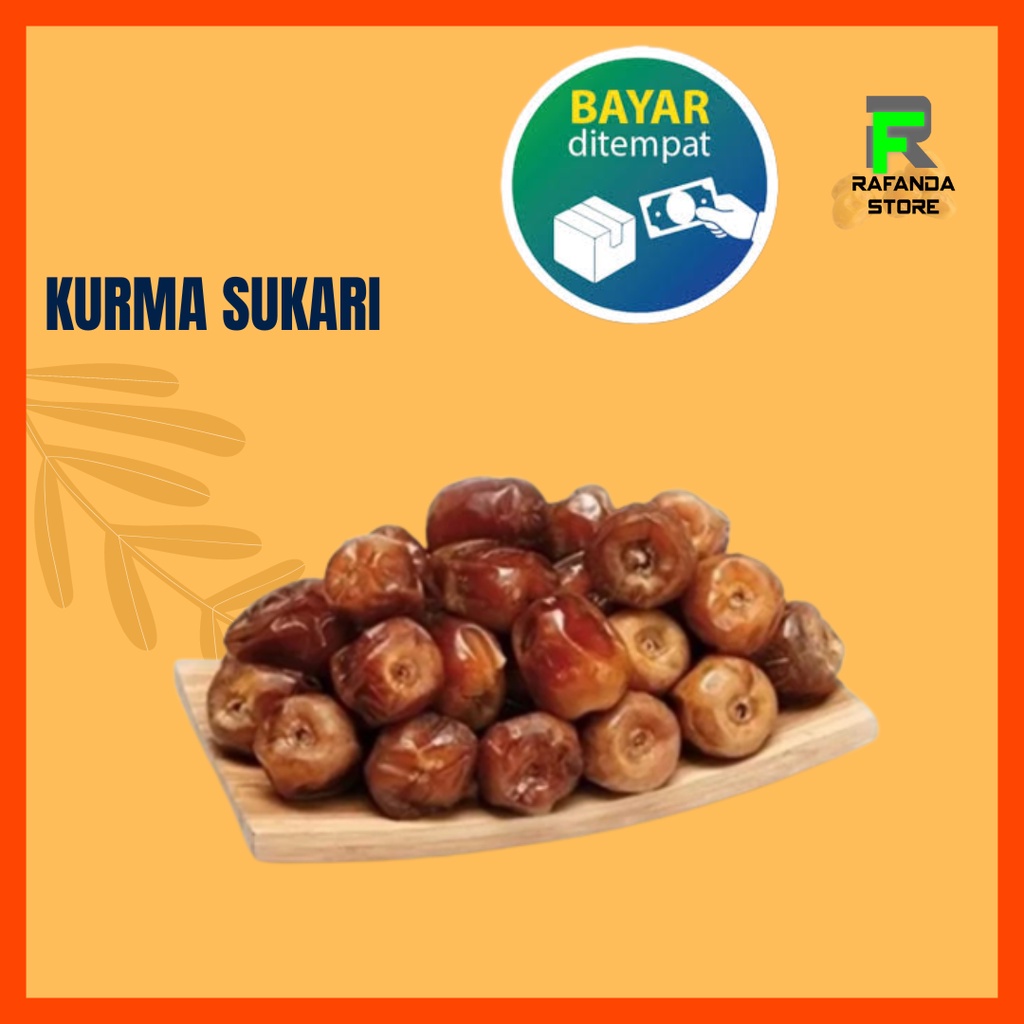 Kurma Sukari Al Qossim 500 gram / Kurma Sukari Al Qassim / Kurma Sukkari 1/2 kg