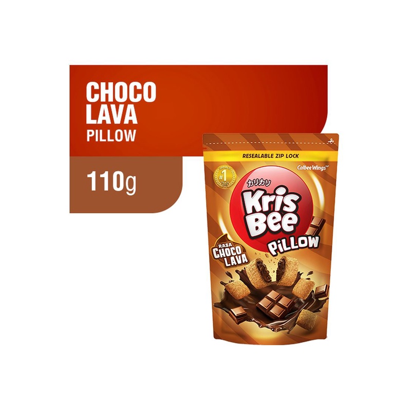 

Krisbee Snack Pillow Choco Lava 110G - Alhanan/04