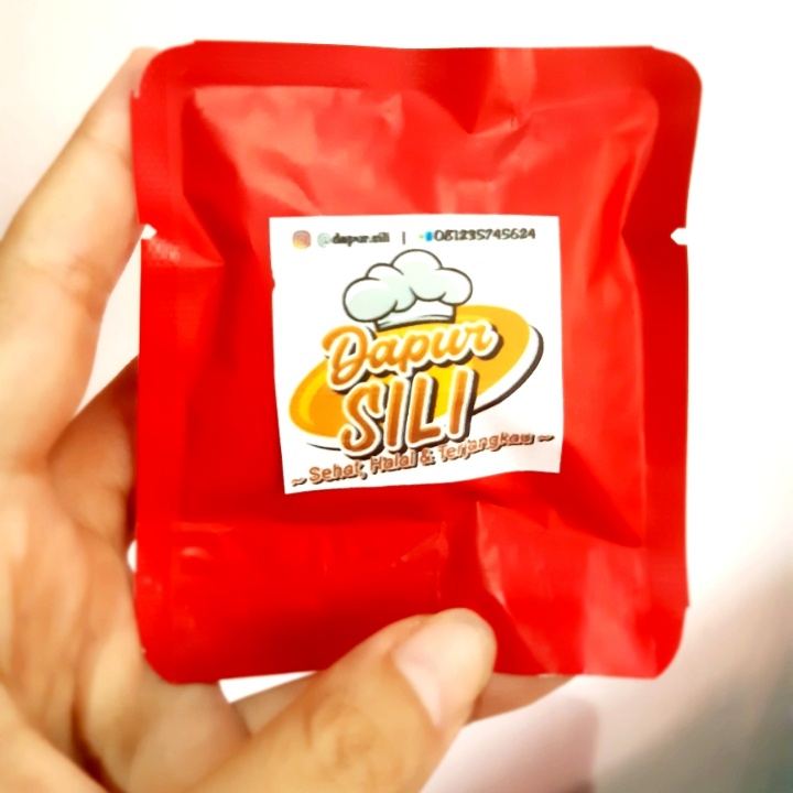 

Sachet sambal cumi / teri / paru / klotok / udang rebon / oseng