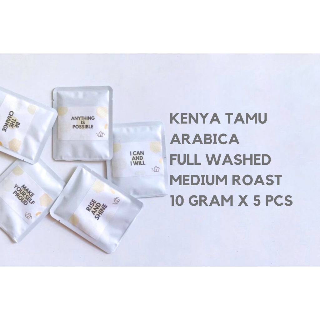 

Kenya Tamu Full Washed Kopi Arabica Rumacoffee 5 Sachet x 10 gram