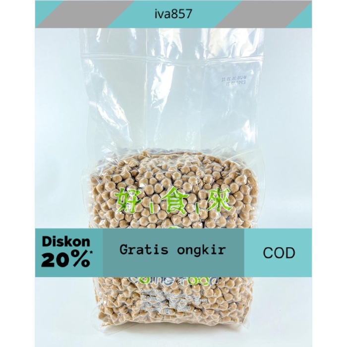 

PROMO TAPIOKA PEARL BOBA HITAM BUBBLE IMPORT TAIWAN MERK COME FOOD 3 KG GRATIS ONGKIR