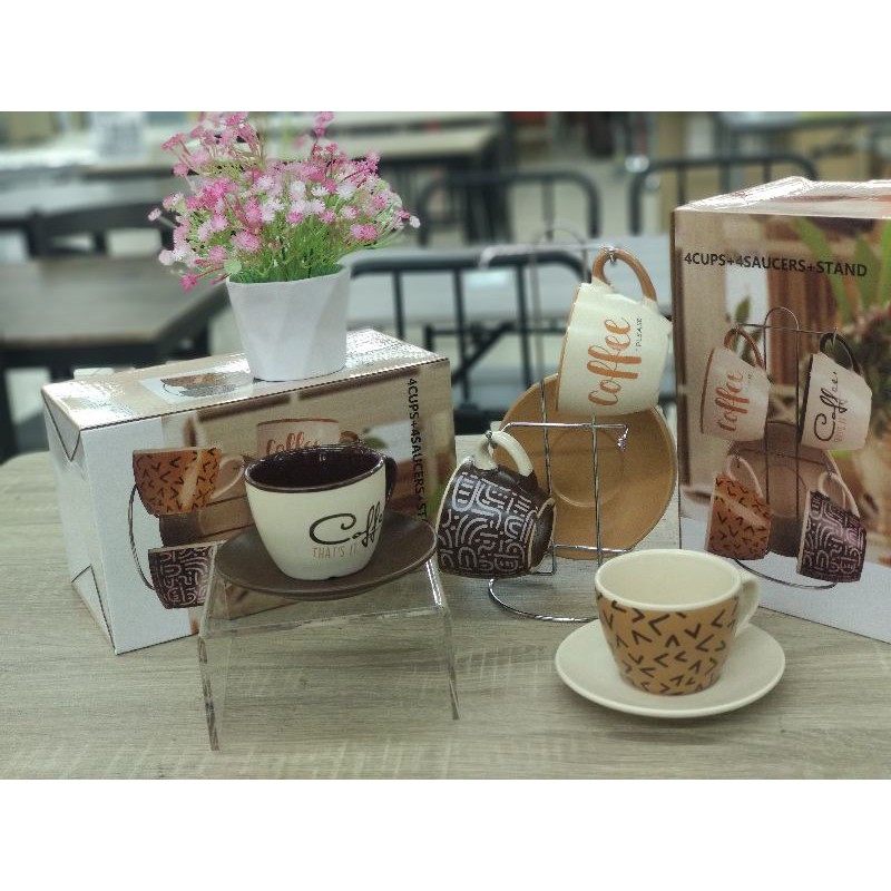 royal heritage tea set 4set/cangkir & gelas kopi 4set/cup & saucer