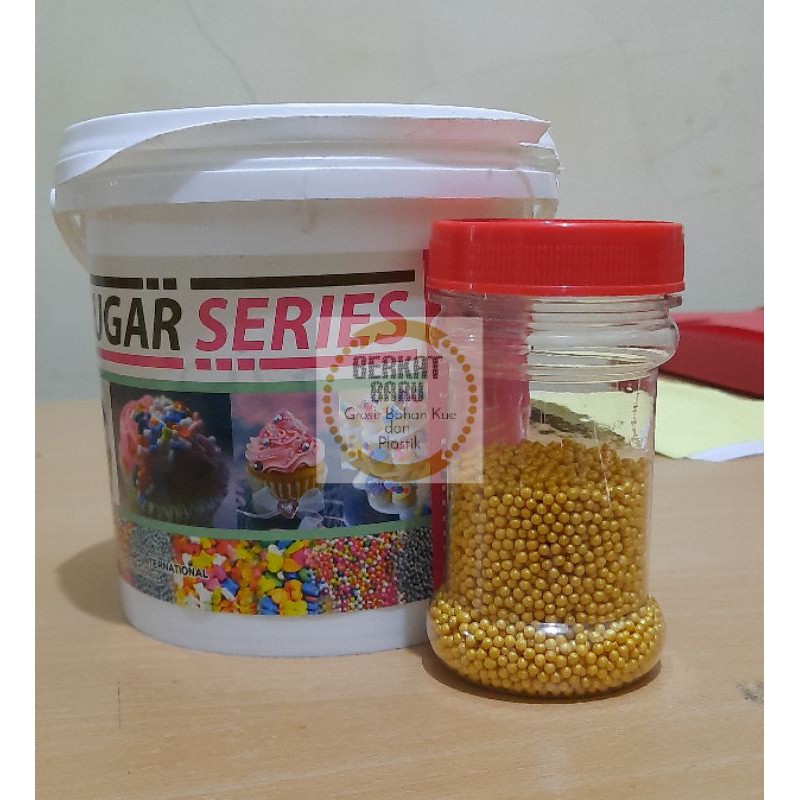 

Gold Sprinkle / Springkle edible untuk hias cake / cup cakes