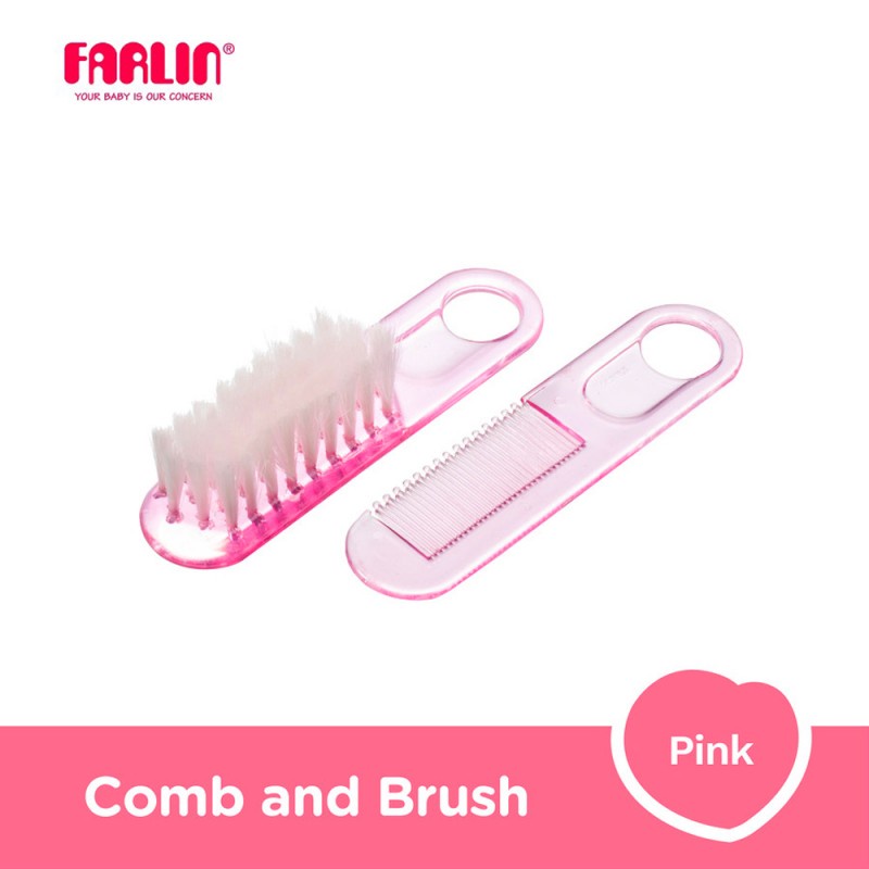 Farlin Comb and Brush / Sisir Bayi Set Isi 2 Pcs