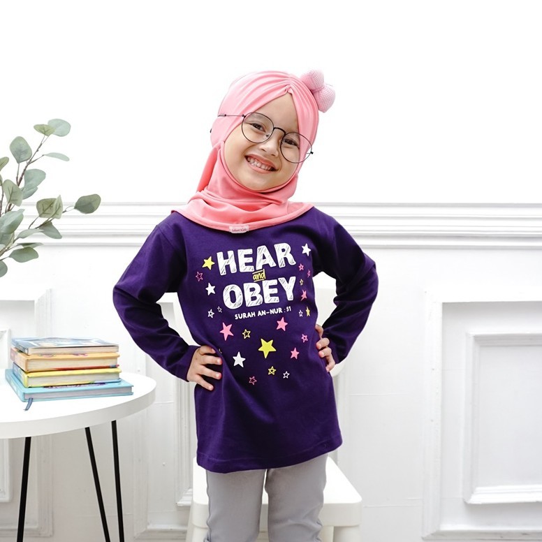 BAJU KAOS ANAK PEREMPUAN  MUSLIM AMMARKIDS