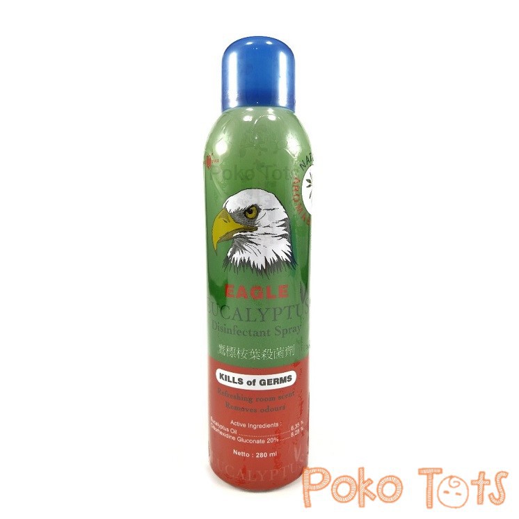 Cap Lang Eagle Eucalyptus Disinfectant Spray 280ml Caplang EDS 280 ml Membunuh Kuman WHS