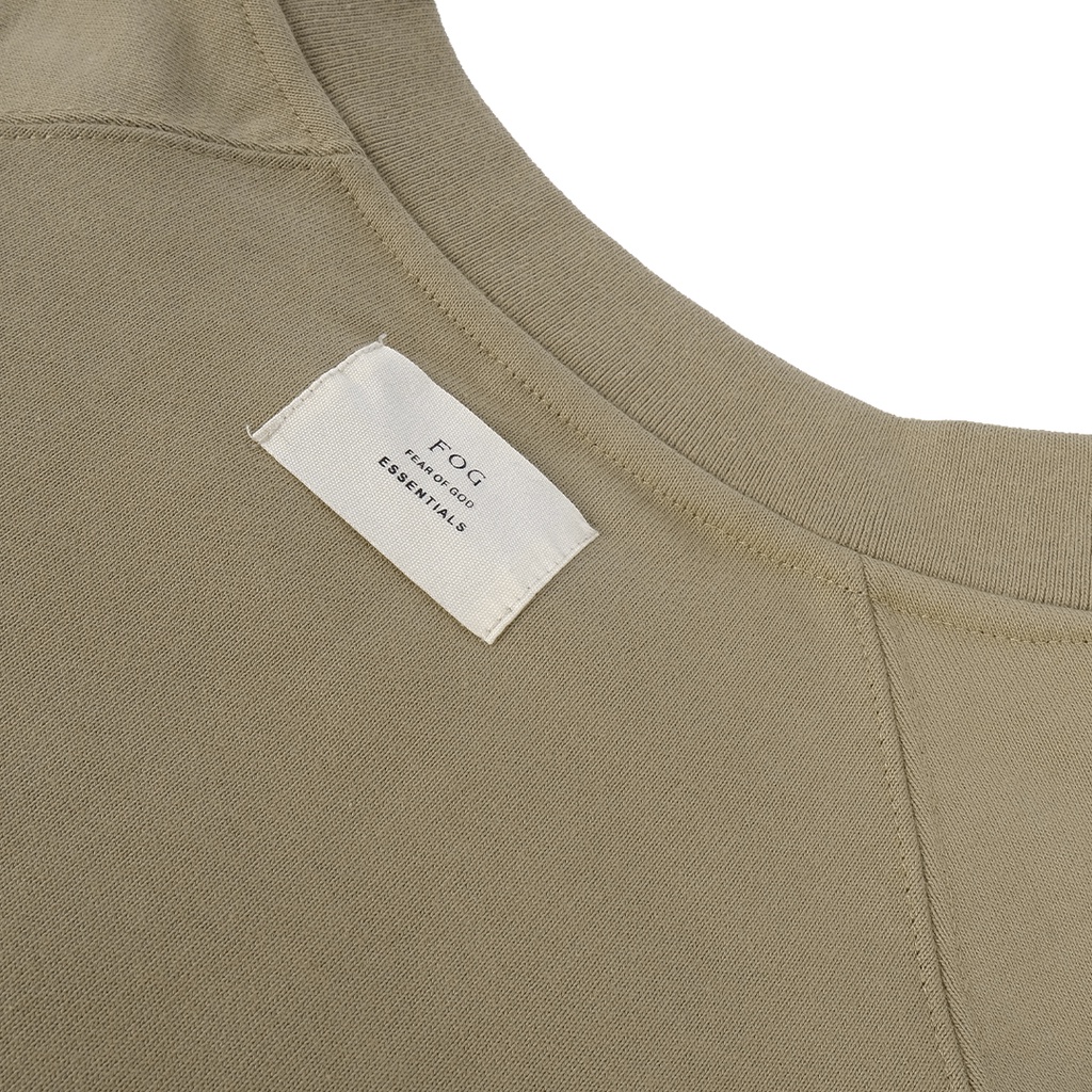 FOG Essentials Side Zip Sweatshirt Khaki