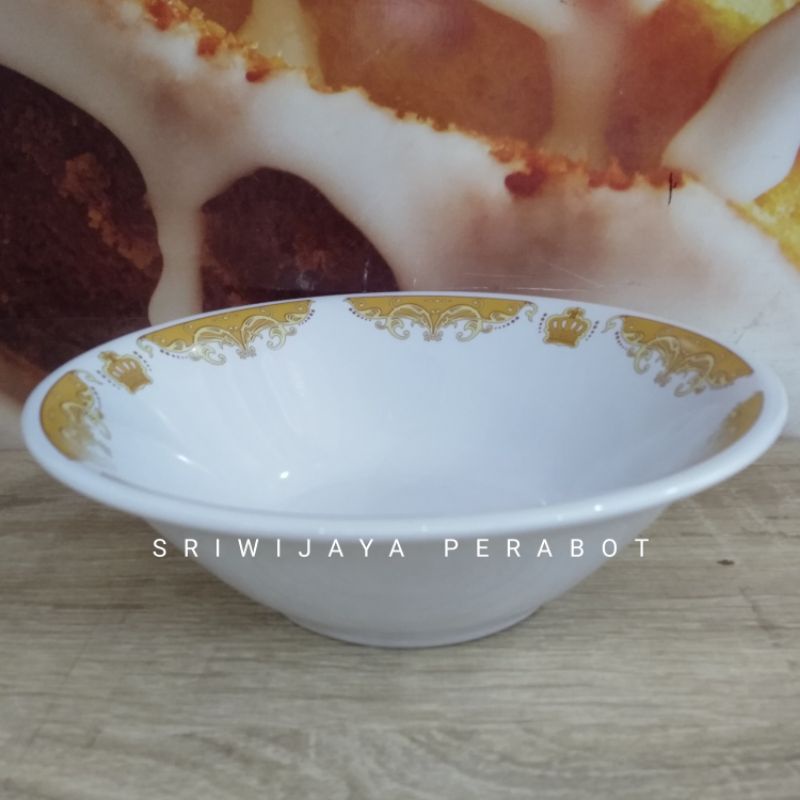 MANGKOK 7 INCH MAHKOTA | MANGKOK 7 KERAMIK