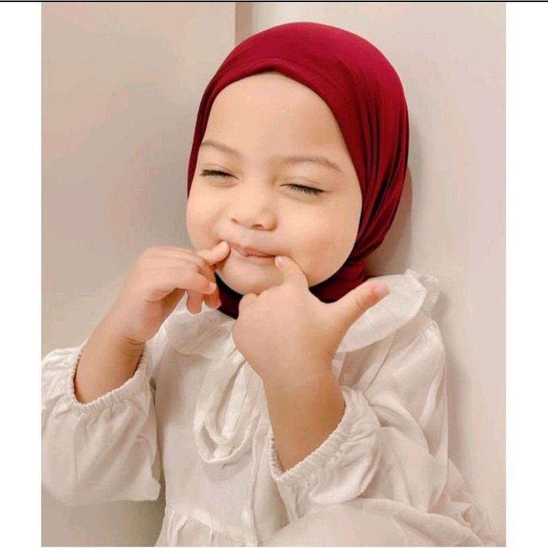 Camila Pashmina Instan Anak Jersey Segitiga Premium 0-5 tahun