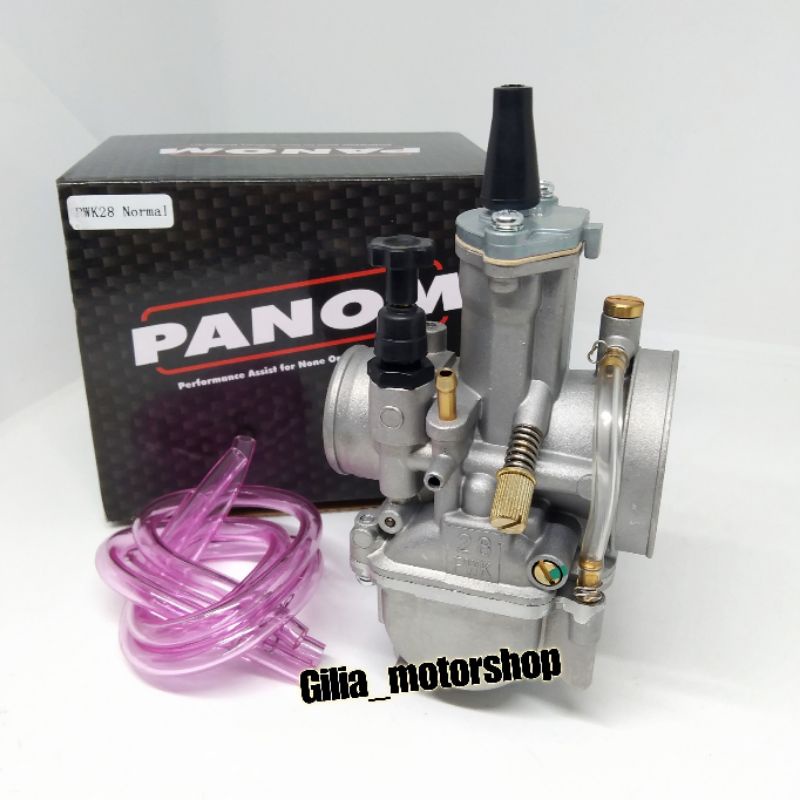 Carburator Karburator Panom PWK 28 Silver Series Plus Intex &amp; pilot Karbu Panom PWK 28