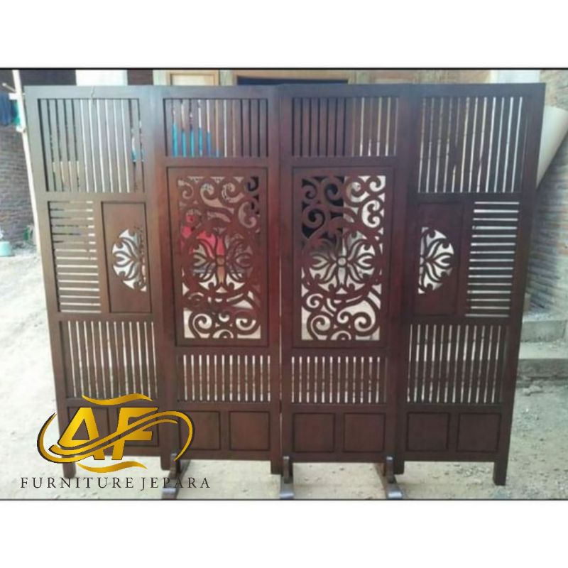 sketsel penyekat ruangan,sketsel kayu jati,sketsel pembatas ruangan