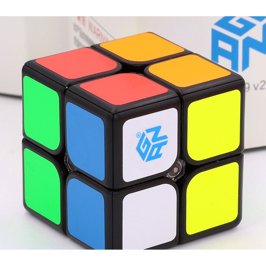 Rubik 2x2 Speedcube GAN 249 V2 M - Magnetic Blackbase