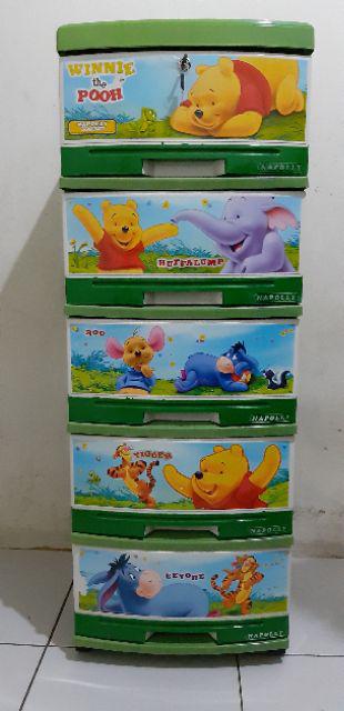 Promo Lemari  Pakaian Plastik Lemari Laci Susn 5 Lemari Karakter Anak Napolly