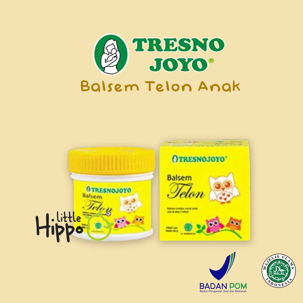 Balsem Telon Anak Tresno Joyo Balsem 20Gram 40Gram Balsem Meringankan Gejala Batuk Pilek Hidung Tersumbat Pada Anak Baby Bayi Bpom