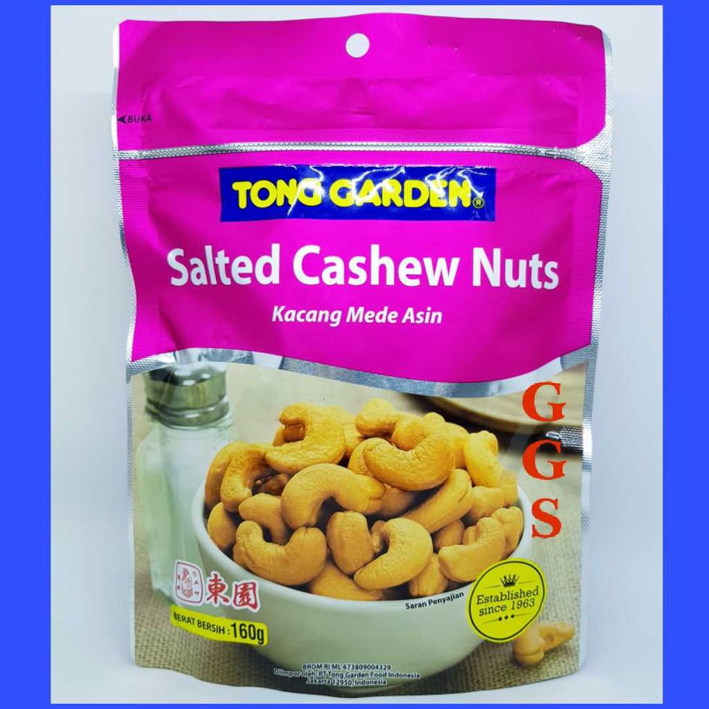 

Tong Garden Salted Cashew Nuts 160g