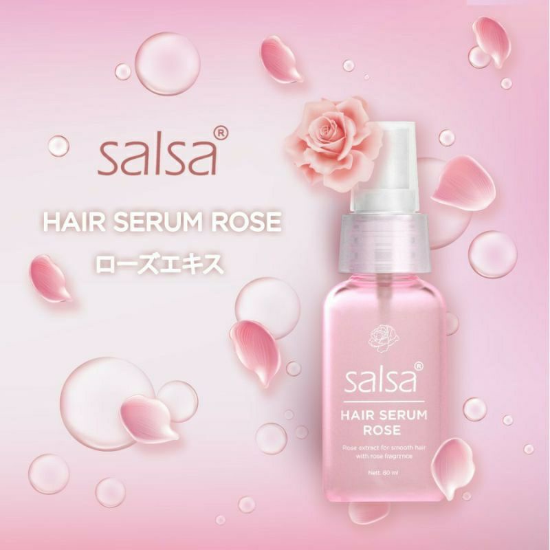 SALSA HAIR SERUM PERFUME SPRAY PERTAMA DI INDONESIA DENGAN ROSE EXTRACT